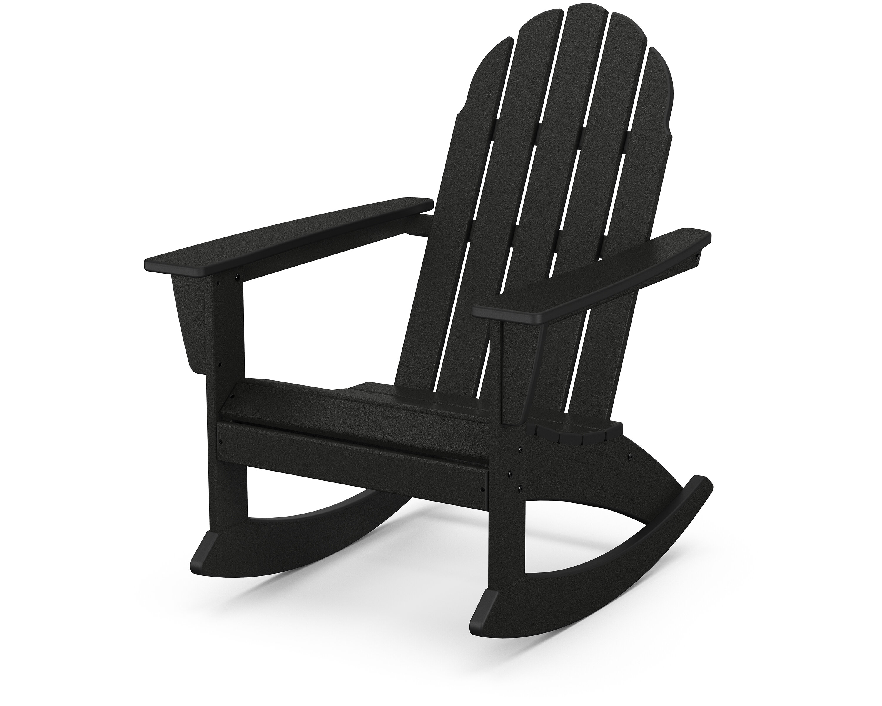 POLYWOOD Vineyard Plastic Rocking Adirondack Chair Reviews Wayfair   Vineyard Plastic Rocking Adirondack Chair 