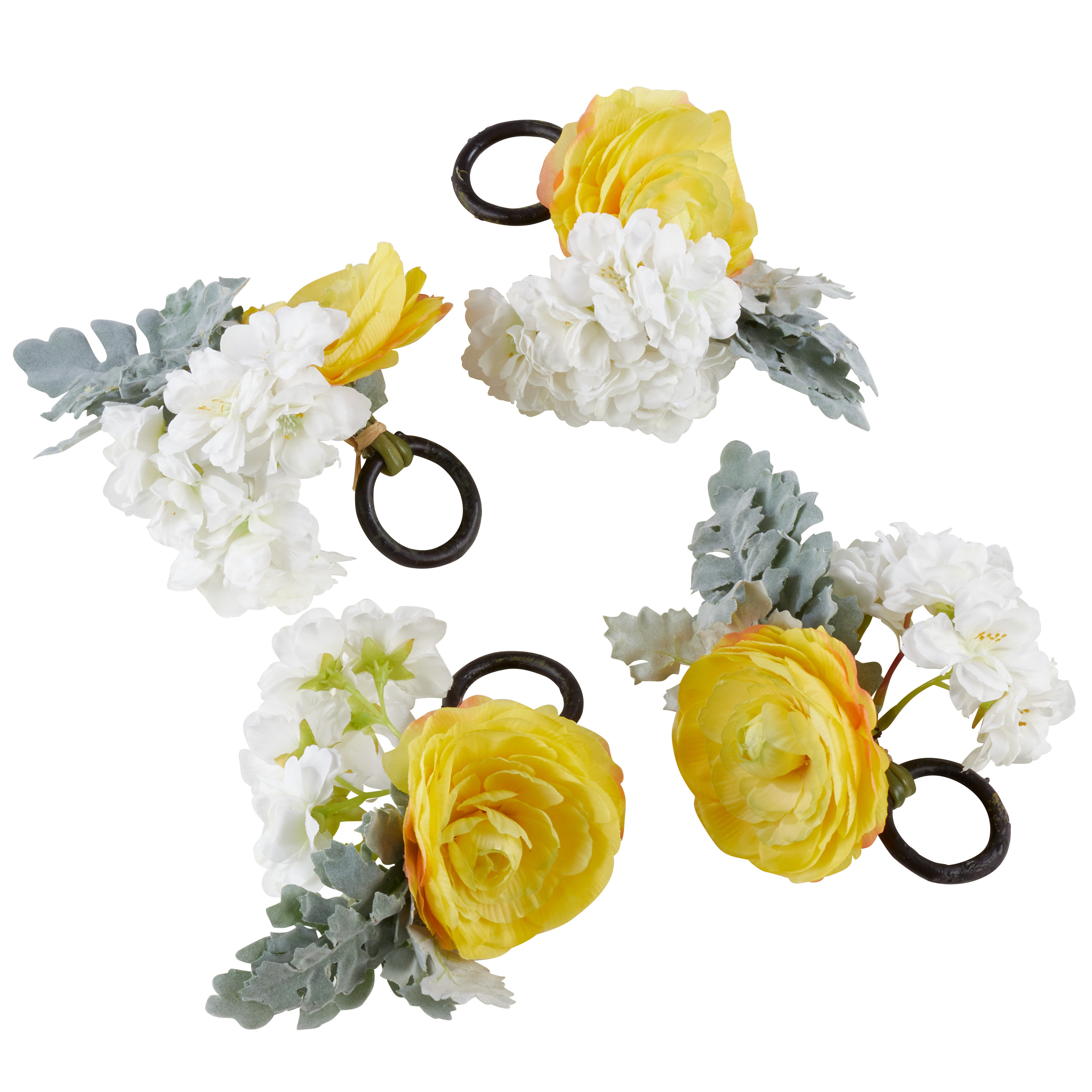 Saro Ranunculus Table Napkin Ring Wayfair