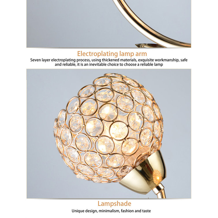 Modern LED Crystal Wall Lamp Sconce Light Bulb Bedroom Bedside Hallway Lightings Modern LED Crystal Wall Lamp Sconce Light Bulb Bedroom Bedside Hallway Lightings