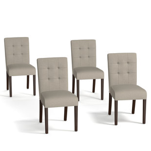Farmhouse Dining Chairs Benches Birch Lane Isidora Upholstered Dining Chair Set Of 4