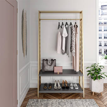 Cosmoliving By Cosmopolitan Brielle Entryway Storage Hall Tree