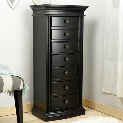 Emilie Jewelry Armoire & Mirror
