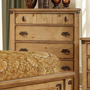 Go to store & view more images Wiest Cottage 5 Drawer Chest by Loon Peak