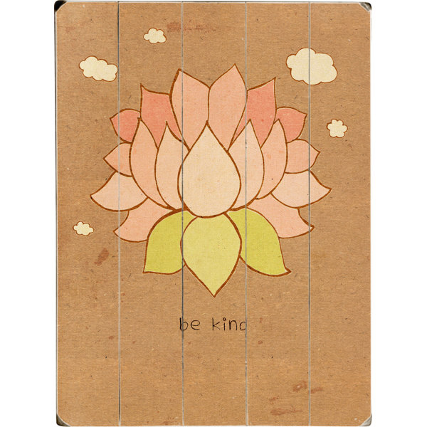 Artehouse Llc Be Kind Drawing Print Multi Piece Image On Wood Wayfair
