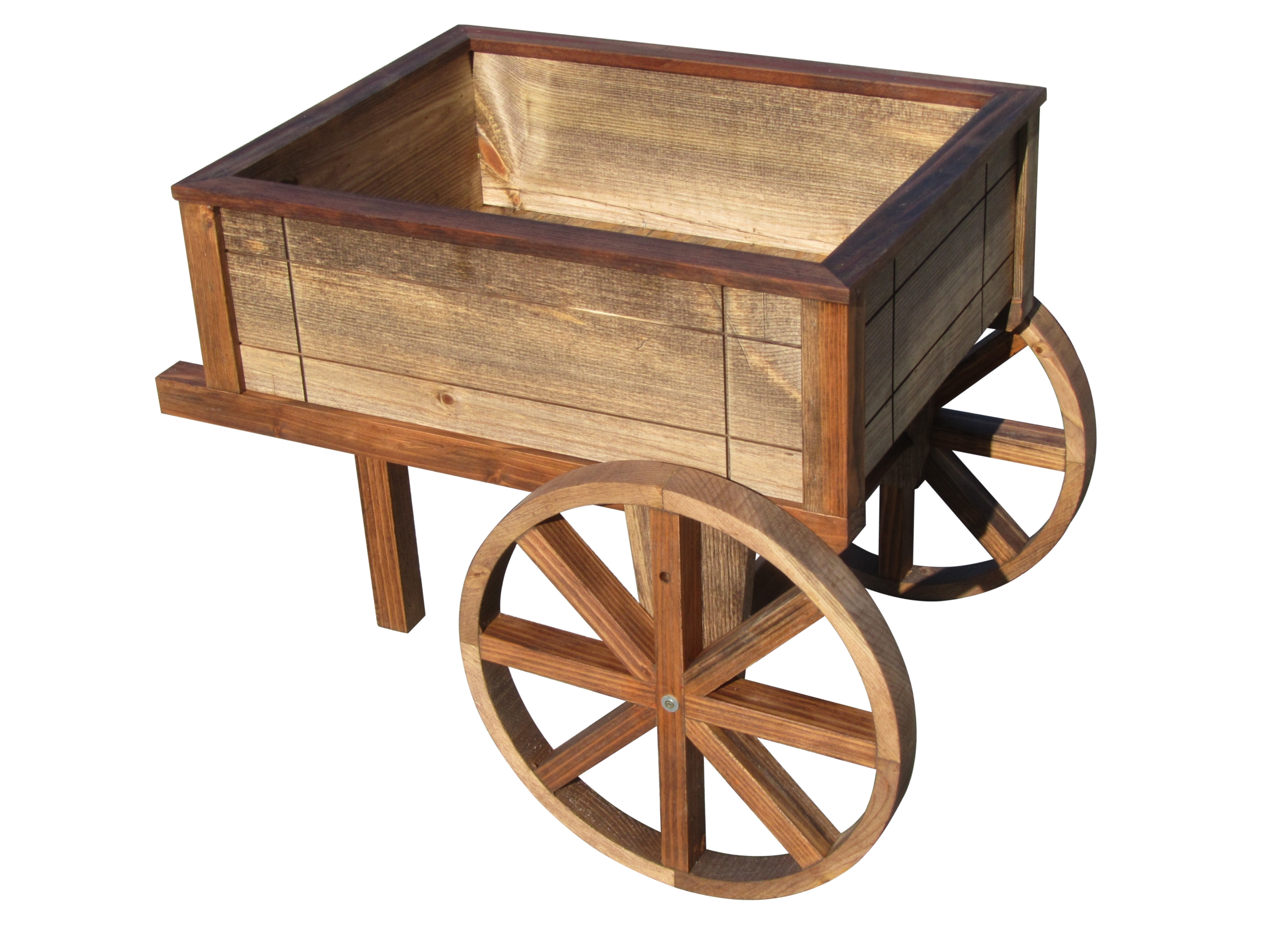 Samsgazebos Wood Wheelbarrow Planter Wayfair