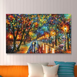 View When the Dreams Came True by Leonid Afremov Painting Print on Wrapped