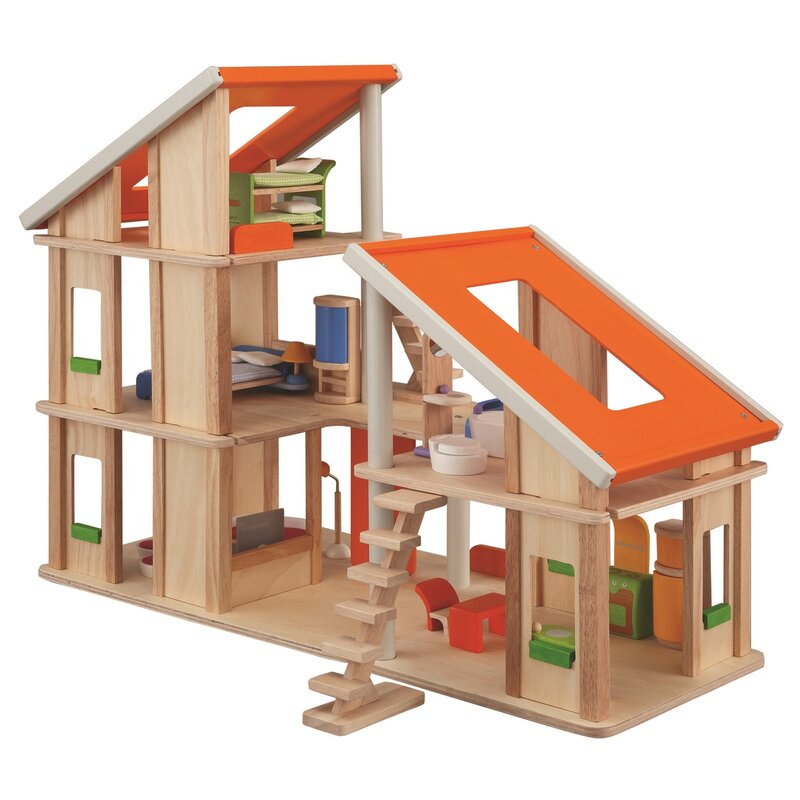 plan toys wooden dollhouse