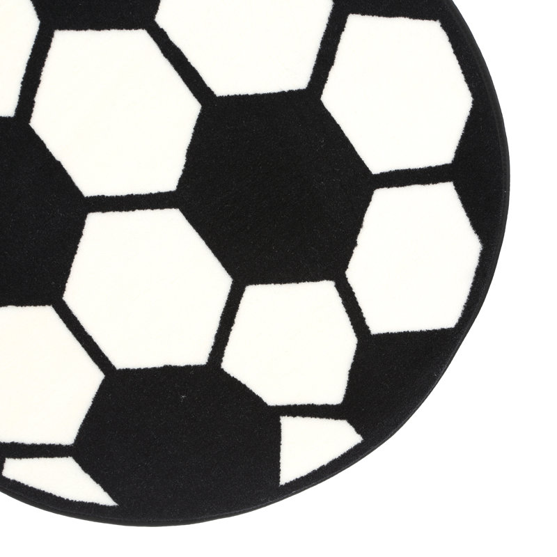 Fun Rugs Shape High Pile Soccerball Sports Area Rug Reviews Fun Shape High Pile Soccerball Sports Area Rug