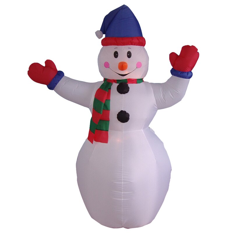 The Holiday Aisle Christmas Inflatable Snowman Decoration