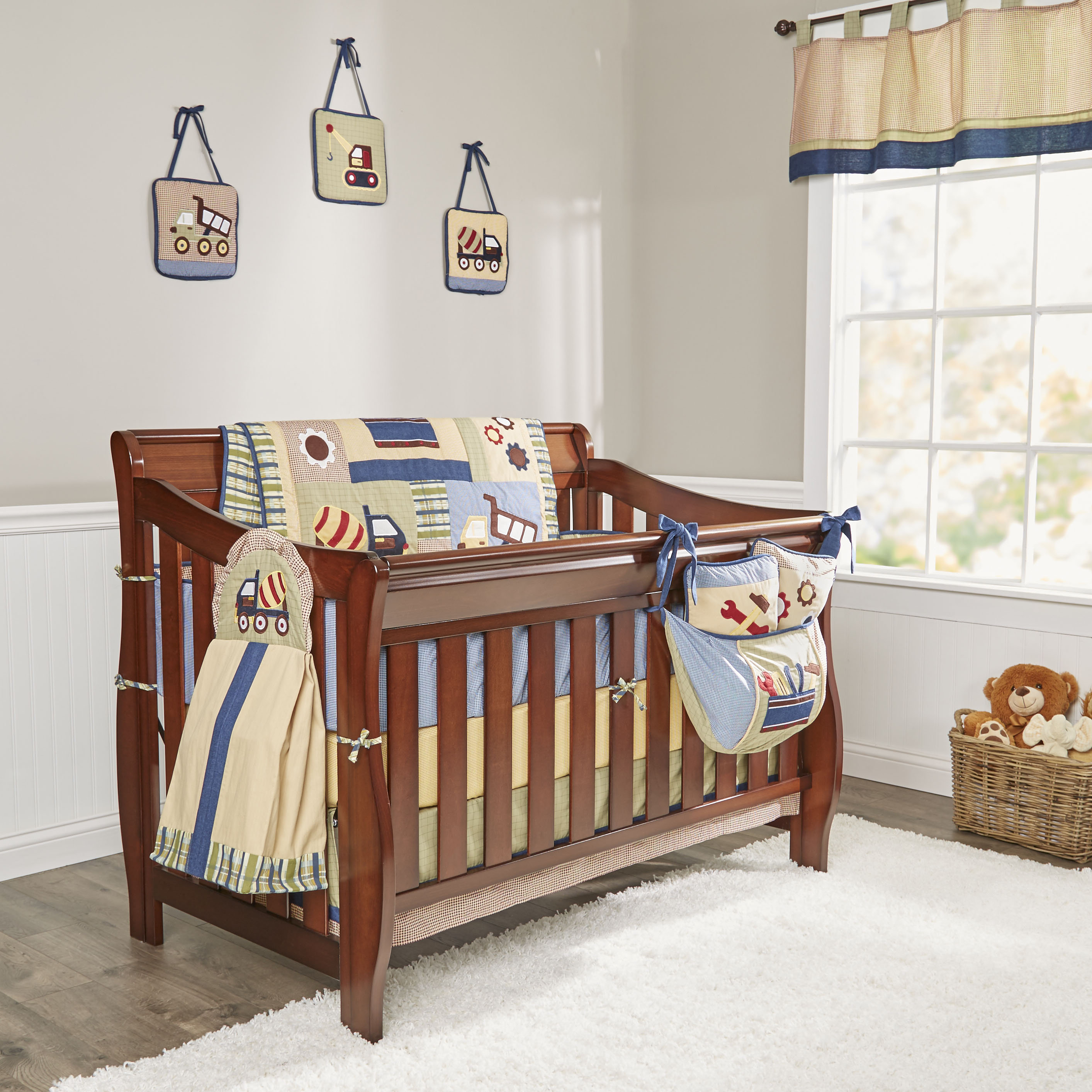 how to set up a baby crib