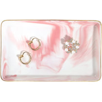 show original title Details about   Storage tray marble retro plate display jewelry organisate hb 