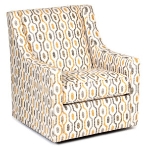 Adriel Modern Linen Swivel Armchair by Latitude Run