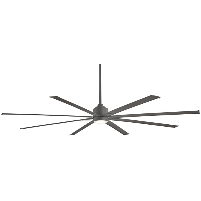 Minka Aire 84 Xtreme 8 Blade Outdoor Ceiling Fan With Remote