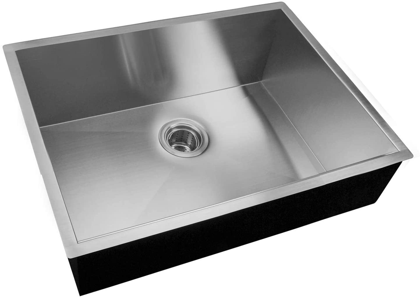 ALWEN 19'' W Single Bowl Stainless Steel Undermount Kitchen Sink 0