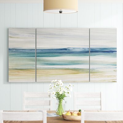 Ocean Breeze - 3 Piece Graphic Art Print on Canvas