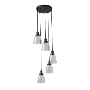 Best Gorgias 5-Light Cluster Pendant By Williston Forge Ceiling Lights Gorgias 5-Light Cluster Pendant By Williston Forge Ceiling Lights