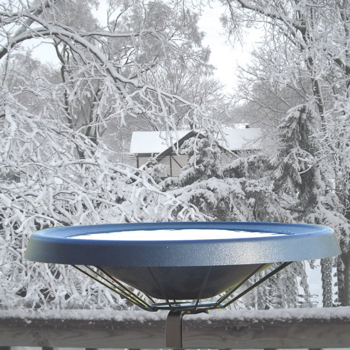 Birds Choice Deck Mount Heated Birdbath Wayfair