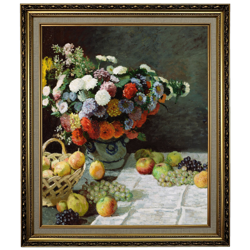 Astoria Grand Still Life With Flowers And Fruit 1869 By Claude