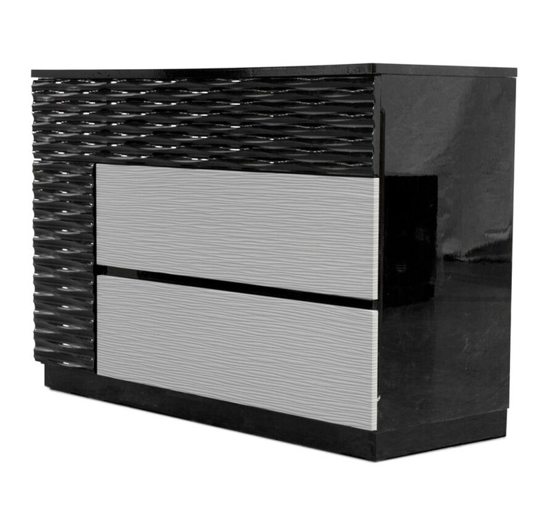Orren Ellis Kahlil 2 Drawer Dresser With Mirror Reviews Wayfair