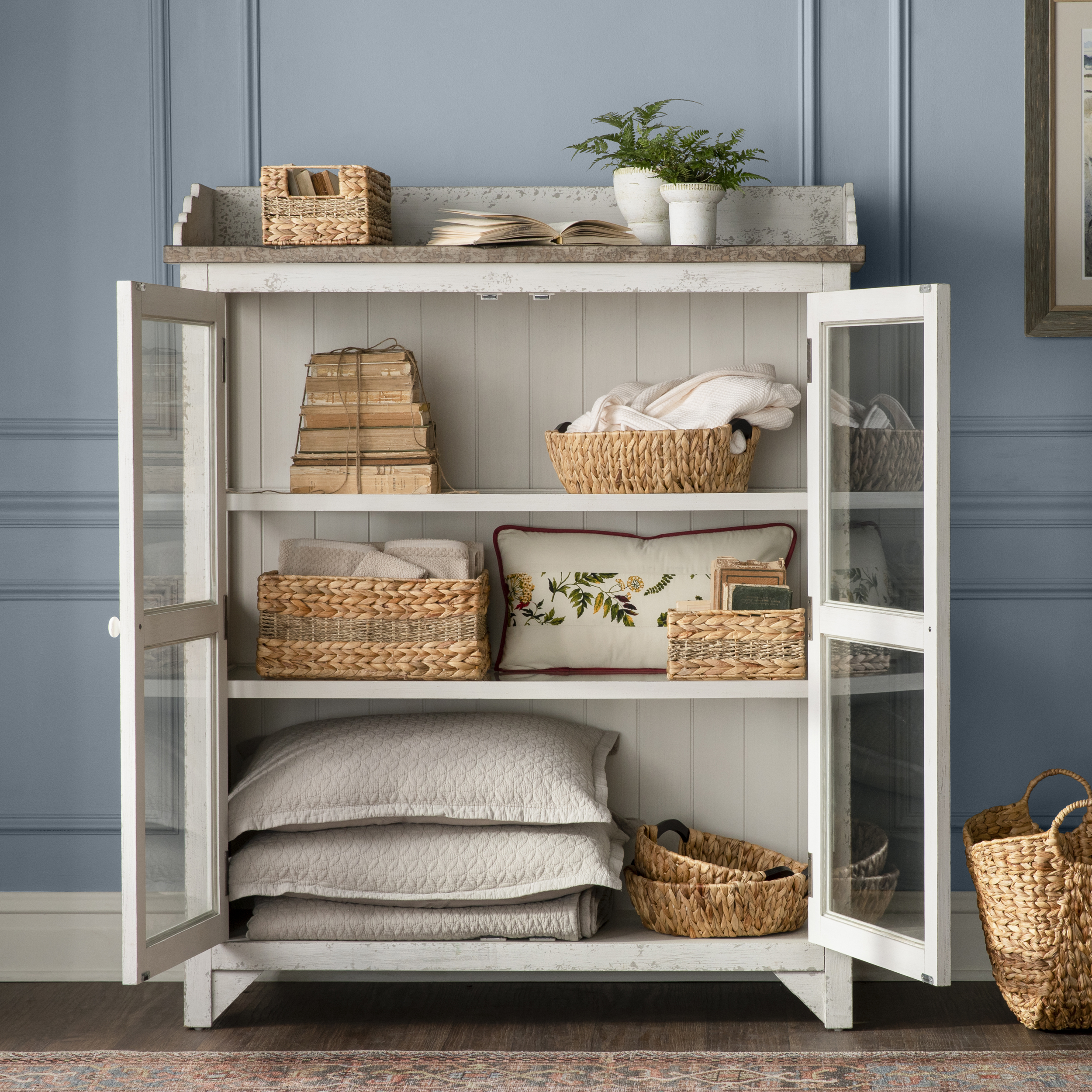 Farmhouse Rustic Entryway Mudroom Storage Birch Lane