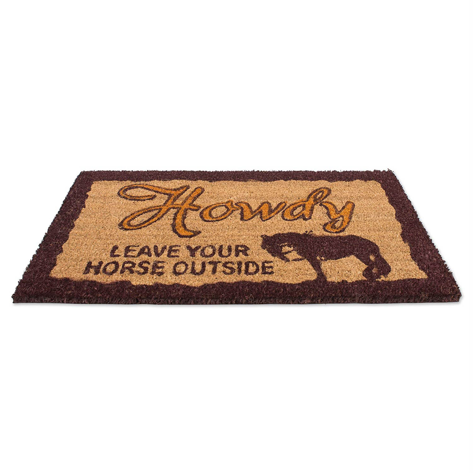 J M Home Fashions Howdy Leave Your Horse 30 In X 18 In Non Slip