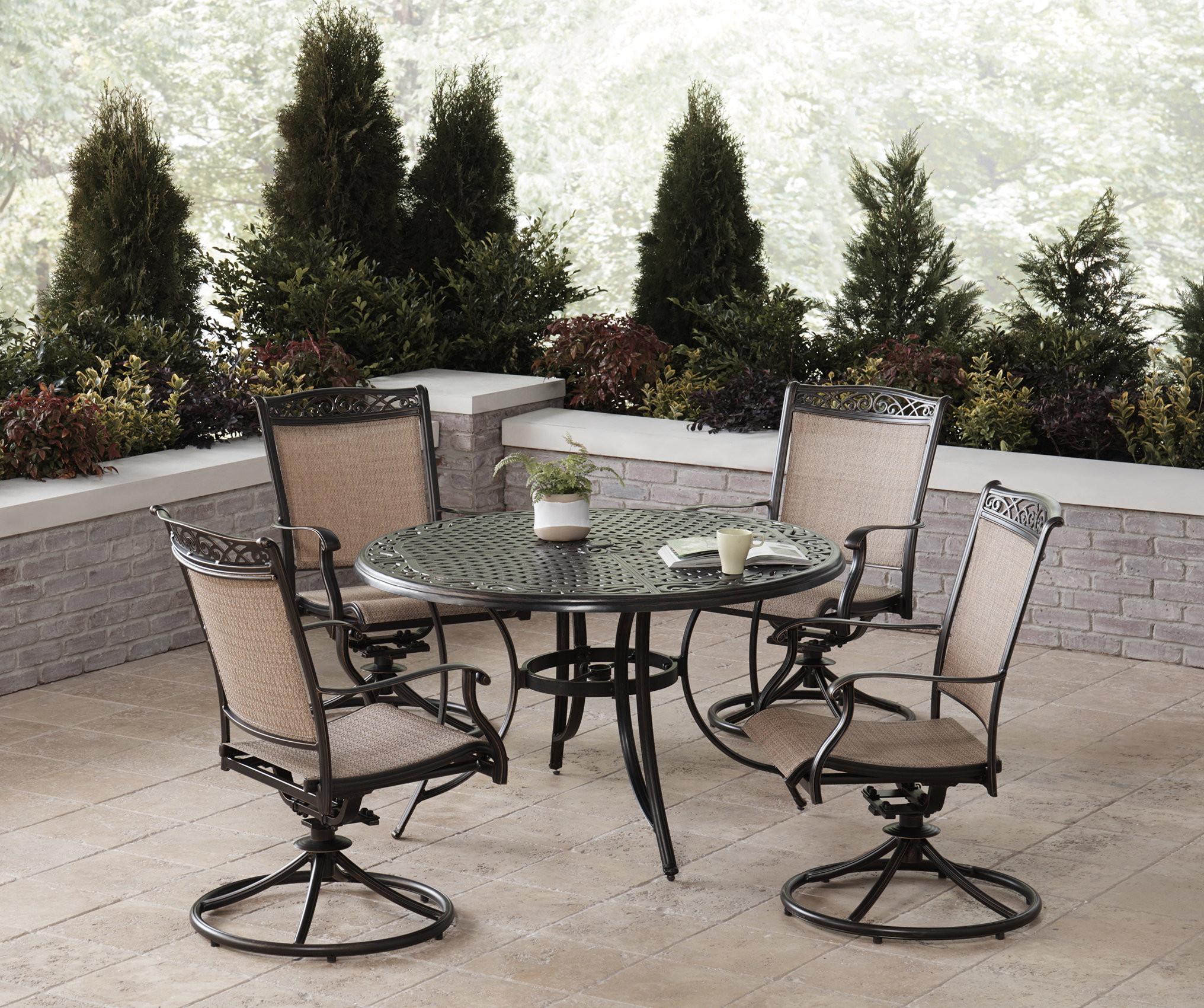 4 person outdoor dining table set