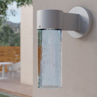 Go to store & view more images Cattalina LED 1-Light Outdoor Sconce by Latitude Run