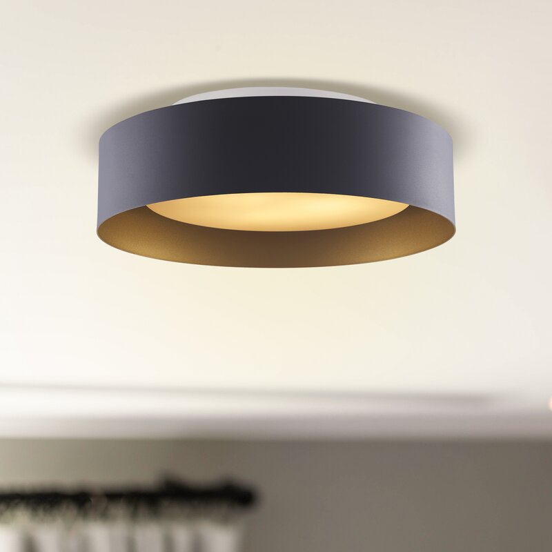 Latitude Run® Davyn 3 - Light 16'' Flush Mount & Reviews | Wayfair