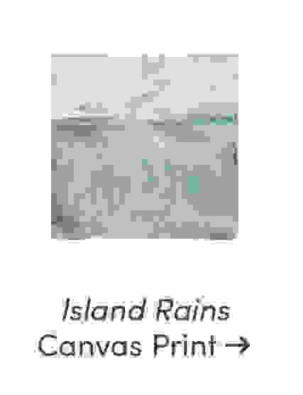 Island Rains Canvas Print