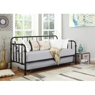 Hillsborough Twin Metal Daybed With Trundle By August Grove