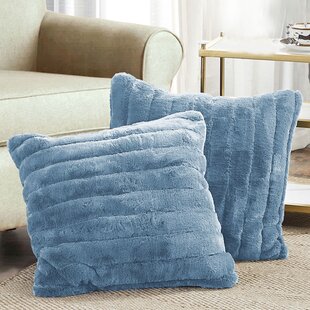 Wayfair | Blue & Gray & Silver Throw Pillows You'll Love in 2022