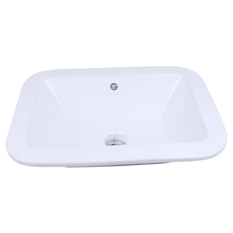 American Imaginations Rectangle Vessel Drop 22 Single Bathroom Vanity Top Wayfair