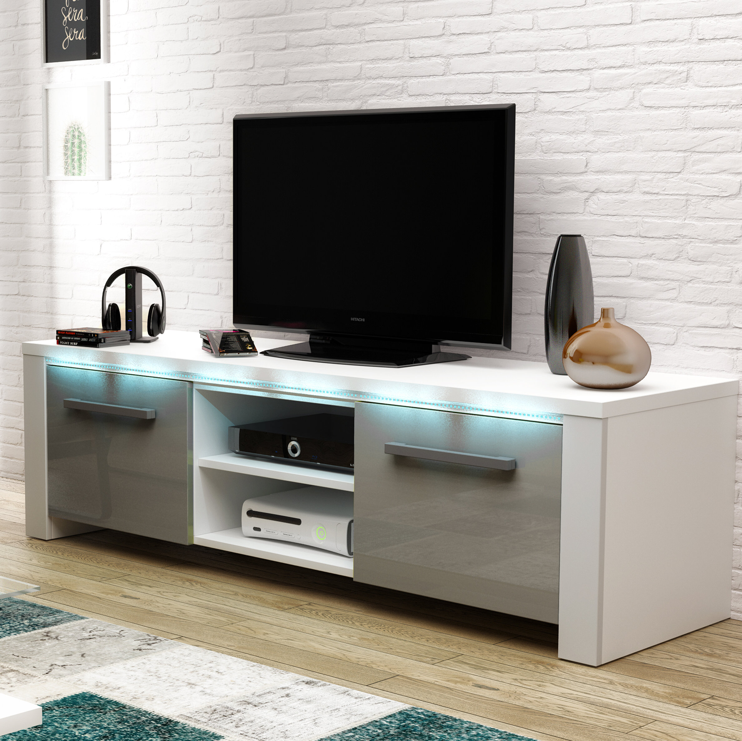 Metro Lane Clarion Tv Stand For Tvs Up To 65 Reviews Wayfair