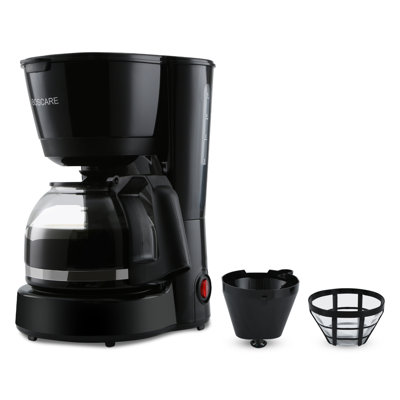 5-Cup Drip Coffee Maker, Coffee Machine With Reusable And Removable Coffee Filter,Black VKEKIEO