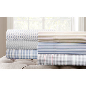 Bayer Plaid Printed Microfiber 4 Piece Sheet Set