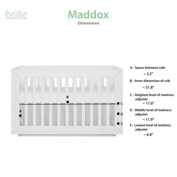 Maddox 3 In 1 Convertible Crib Allmodern