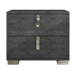 Go to store & view more images Felix Wooden 2 Drawer Nightstand by Foundry Select