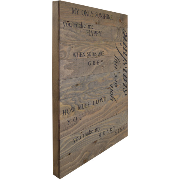 Graham Dunn You Make Me Happy When Skies Grey Whitewash 7 x 7 Inch Wood Pallet Wall Hanging Sign P Graham Dunn You Make Me Happy When Skies Grey Whitewash 7 x 7 Inch Wood Pallet Wall Hanging Sign P