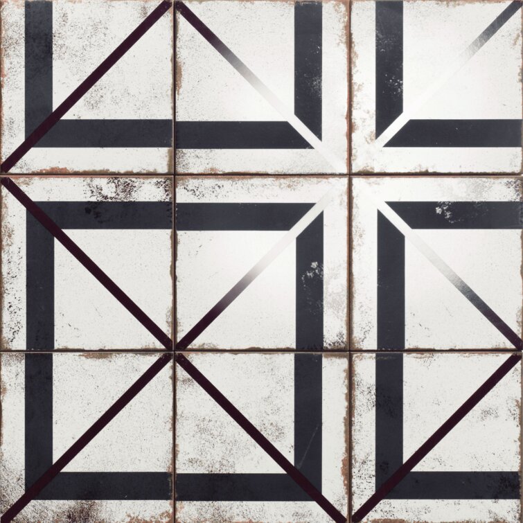 Metallici 8X8 Porcelain Industrial Wall & Floor Tile