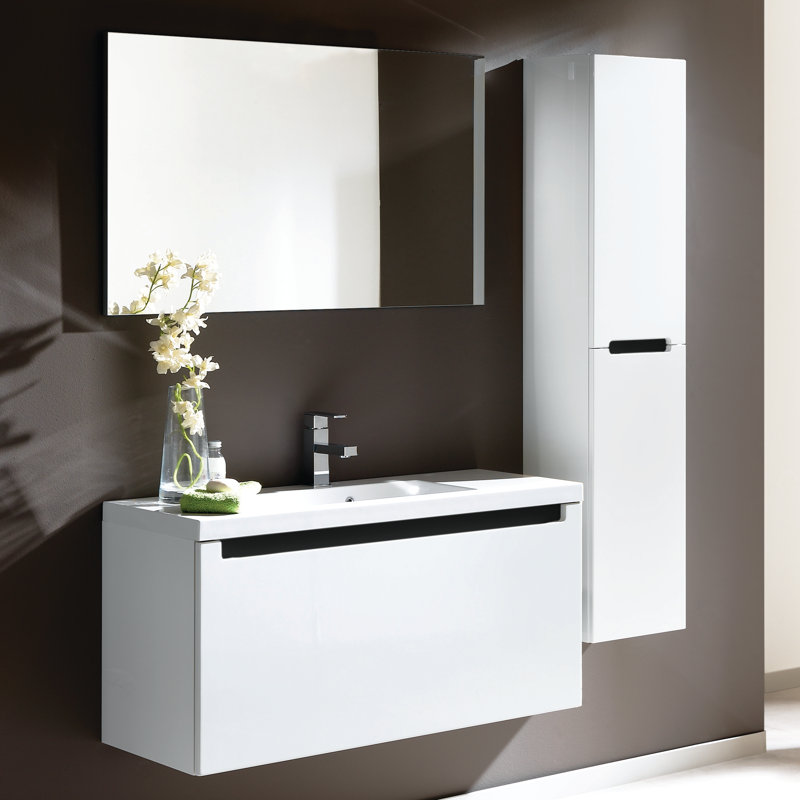 Serenity 41" Single Bathroom Vanity Set with Mirror