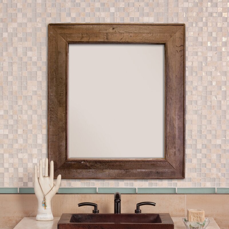 Native Trails Vintner S Chardonnay Rustic Beveled Bathroom Mirror Reviews Perigold