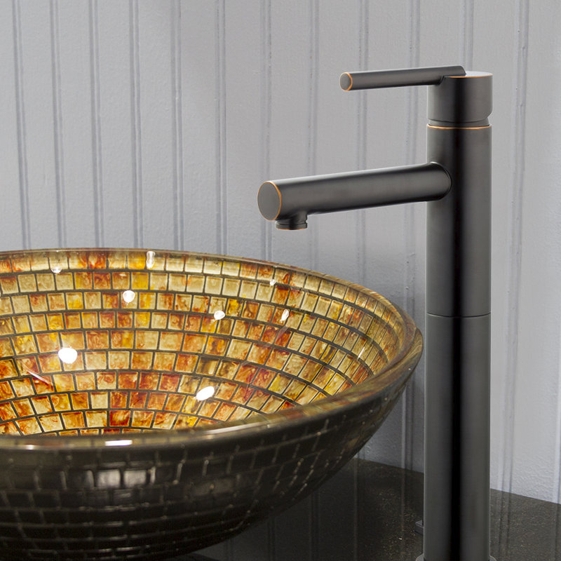 Design House Geneva Single Hole Single Handle Vessel Bathroom