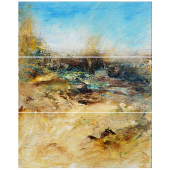East Urban Home Village In Abstract Oil Painting Oil Painting