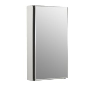 15 x 26 Aluminum Single-Door Medicine Cabinet