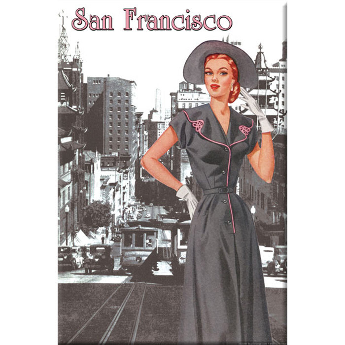 Buyenlarge San Francisco Fashion 1950 Vintage Advertisement On Wrapped Canvas Wayfair