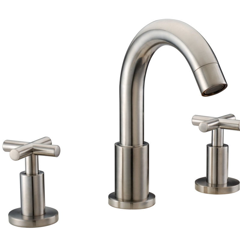 Dawn Usa Deck Mounted Widespread Bathroom Faucet With Drain