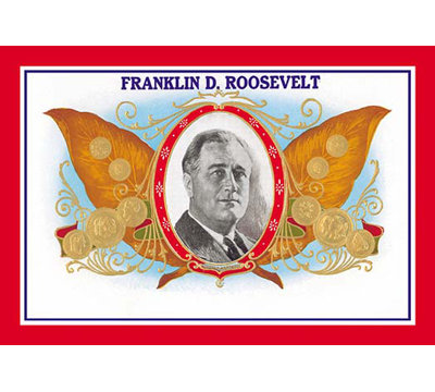 Franklin D Roosevelt Cigars Vintage Advertisement Buyenlarge Size 66 H X 44 W X 15 D