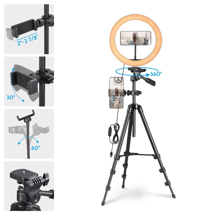 Demeras Fill Light Beauty Light Portable for Makeup Use for Live Streaming 