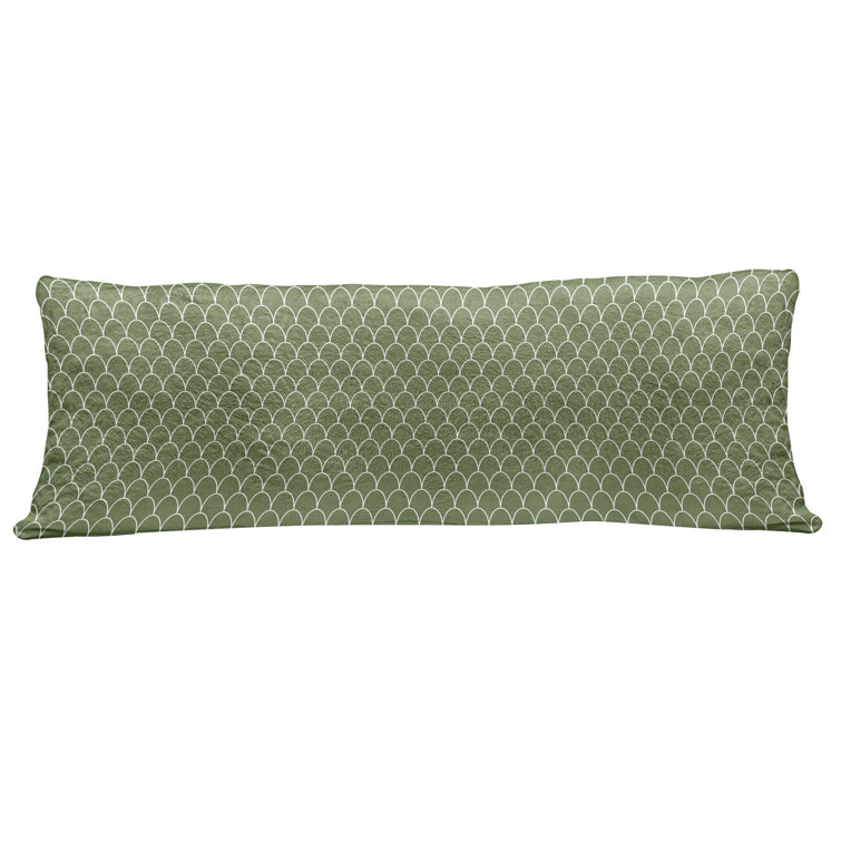 green fluffy pillows