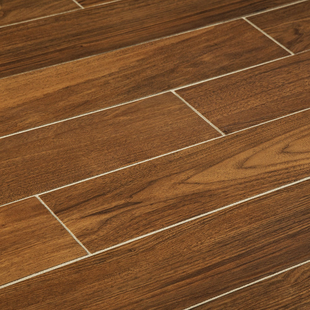 Manor 6 X 36 Porcelain Wood Look Tile In Gunstock Wayfair